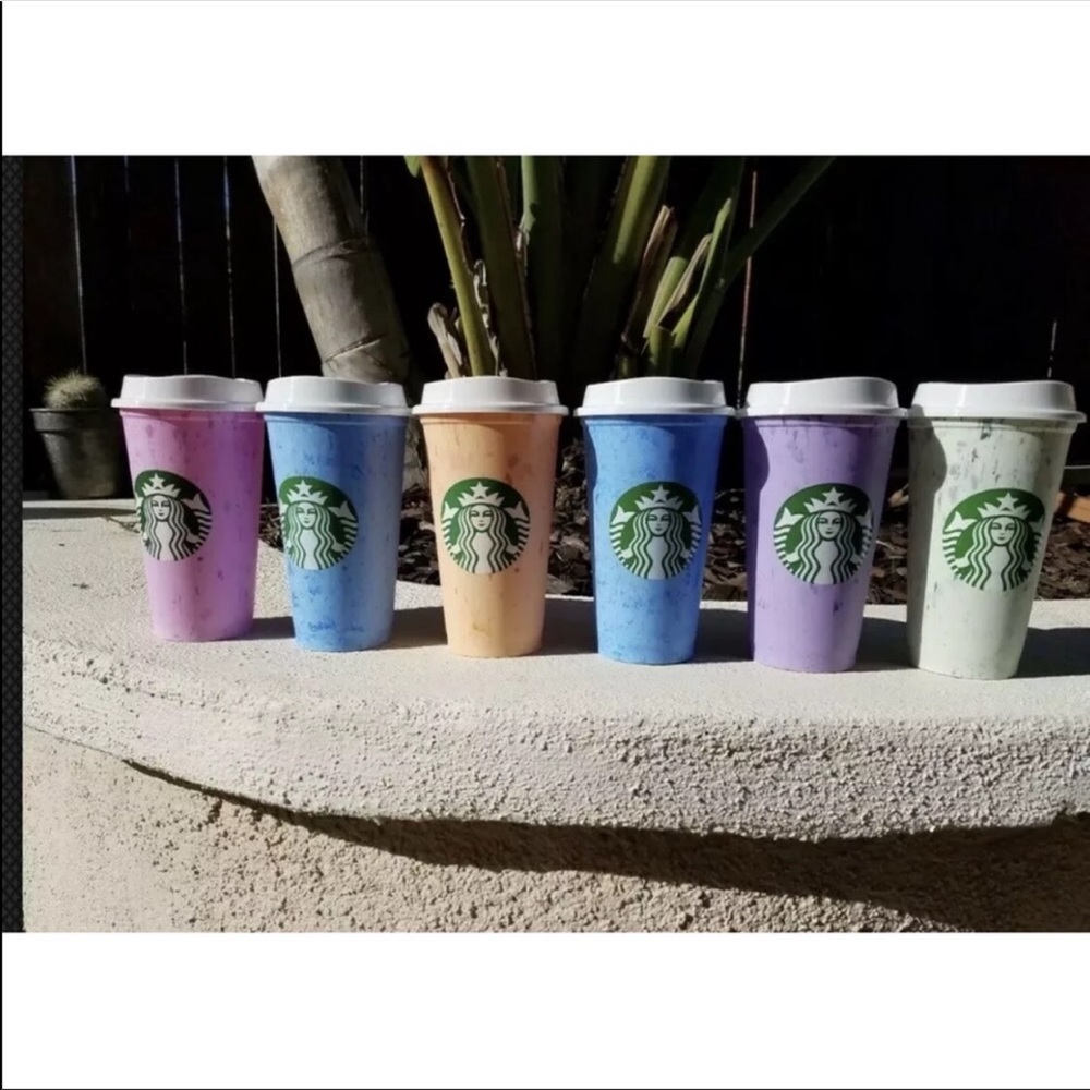 NEW Starbucks reusable marble hot Cups - Picture 3 of 3